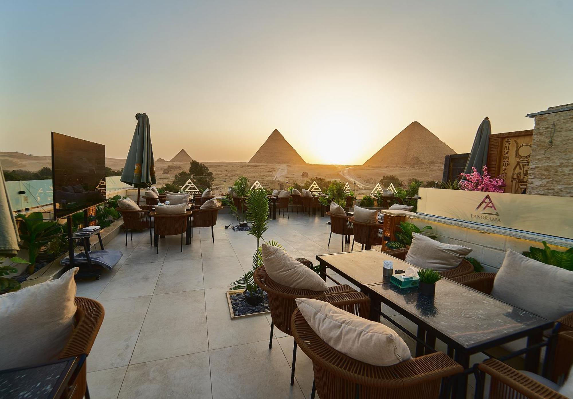 Panorama View Pyramids Kafrat al Jabal